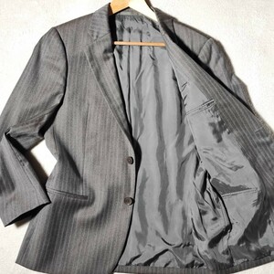  превосходный товар L размер ранг Armani ARMANI tailored jacket summer шерсть шерсть пепел мужской большой размер удобный * весна лето глянец высококлассный Италия производства 