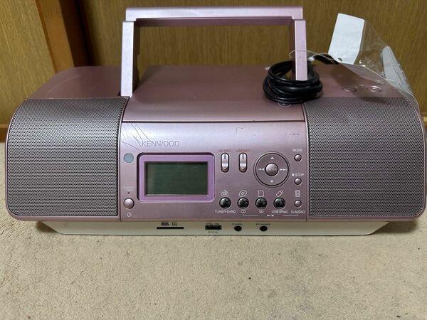 KENWOOD CD/SD/USBパーソナルオーディオシステムCLX-30-S(ピンク)