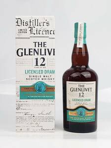 【未開栓】グレンリベット 12年 ライセンスド　ドラム 48% 700ml 箱付