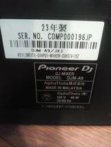 Pioneer!! DJM-A9!! 美品!! 2023年製!! 4chプロフェッショナルDJミキサー (Black) !!_画像3