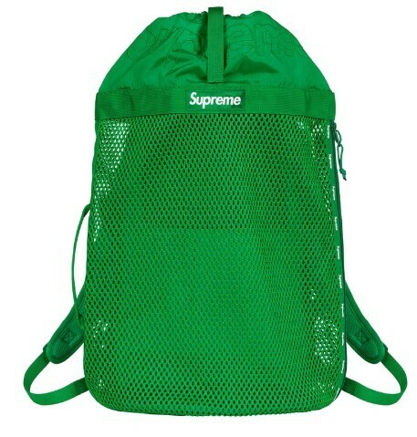 送料無料【緑】Mesh Backpack supreme 国内正規 新品未開封 23ss シュプリーム グリーン Green メッシュ バックパック リュックサック