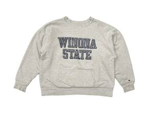 レア USA製 80s CHAMPION ダブルフェイス リバースウィーブ スウェット チャンピオン USA ビンテージ WINONA STATE リバーシブル 珍ピオン