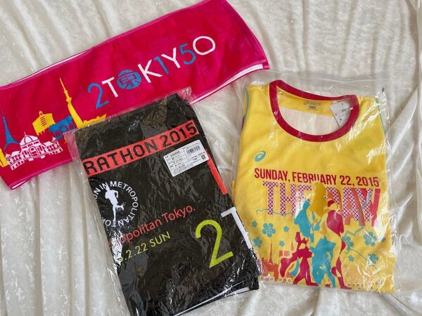 東京マラソン 2015 タオル Tシャツ