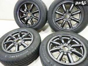 BR ブラックレーシング エイトスポーク 14インチ 6J +40 4穴 PCD100 ホイール MICHELIN ミシュラン ENERGY SAVER 165/65R14 79T タイヤ