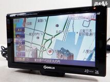 保証付 SANYO サンヨー ゴリラ ポータブルナビ NV-JM525DT 2009年製 ワンセグ カーナビ 本体のみ 即納 棚C12_画像2