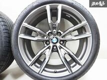 きれい!! BMW純正 G20 G21 3シリーズ Mスポーツ ダブルスポークスタイリング 792M 19インチ 8J +27 8.5J +40 5穴 PCD112 タイヤ付き 4本_画像5