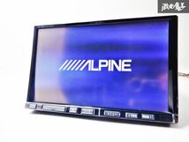 売り切り☆ ALPINE アルパイン ビックX HDDナビ VIE-X088 8インチ 地図データ 2010年 Bluetooth CD DVD 地デジ リモコン付 カーナビ 棚_画像2
