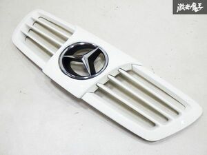 Aftermarket W220 S Class 後期 Body kit FRP フロントGrille ラジエーターGrille ホワイト 棚2G5