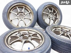 RAYS レイズ ボルクレーシング CE28N FORGED 鍛造 モノブロック 14インチ 5.5J +45 4穴 PCD114.3 タイヤ付 4本 アルトワークス ターボRS