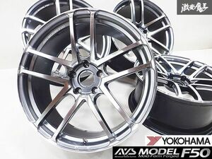 ◆美品!◆ YOKOHAMA ヨコハマ AVS MODEL F50 FORGED 鍛造 20インチ 9J +32 / 10J +35 5穴 PCD120 ホイール単体 4本 BMW M3 M4 M6 7シリーズ