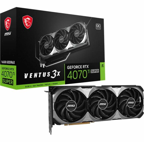 本日限定　MSI GeForce RTX 4070 Ti SUPER 16G VENTUS 3X OC [PCIExp 16GB]