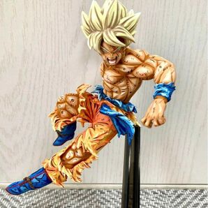 ドラゴンボール フィギュア リペイント 超サイヤ人 孫悟空 2次元彩色 