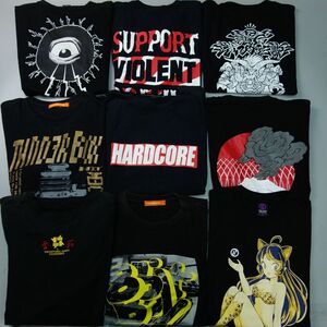 9点おまとめ 卸売 ローリングクレイドル HARDCORE サンダーボックス Tシャツ ストリート メンズ