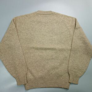 極美品 90s ヴィンテージ ポロラルフローレン ポニー刺繍 ウールニット セーター メンズ L アメリカ古着の画像5