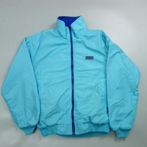 Patagonia パタゴニア ナイロンジャケット 裏ボアフリース フルジップシェルドシンチラ 三角タグ キッズ 10