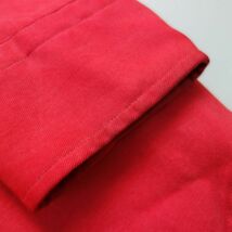 USA製 Ralph Lauren ラルフローレン 90s シルク100％ 長袖シャツ 赤 メンズ S ヴィンテージ BD ポニー刺繍_画像8