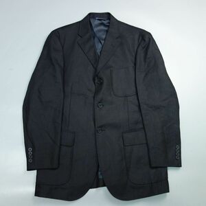  прекрасный товар Polo Ralph Lauren Polo Ralph Laurenlinen лен 100% 3B tailored jacket чёрный мужской LL America б/у одежда 00s