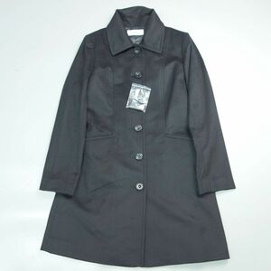  ultimate beautiful goods origin block zela-ruZelal cashmere 100% turn-down collar coat 9AR black lady's 