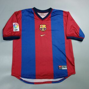 90s ナイキ NIKE 98-99 バルセロナ ユニフォーム メンズ L サッカー スペイン