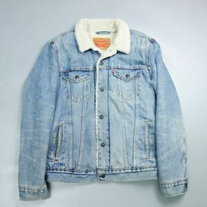 Levi`s リーバイス PC9-16365-0044 シェルパ トラッカージャケット S 裏ボア デニムジャケット ジージャン メンズ L