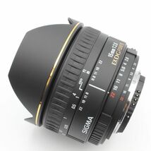 【新品同様】 SIGMA シグマ 15mm f2.8 EX DG FISHEYE sigma 元箱 付属品 付き ニコン Nikon 37014_画像6