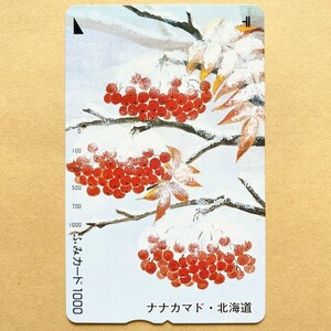 【使用済】 花ふみカード ナナカマド・北海道