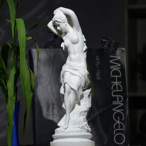 愛と美と性を司るギリシア神話の女神 アフロディーテ 彫刻 彫像 西洋雑貨 オブジェ 置物 フィギュリン インテリア 樹脂 ハンドメイド