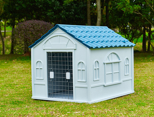  washing with water possibility kennel outdoors dog house pet house corrosion not doing plastic triangle roof large dog medium sized dog canopy durability 