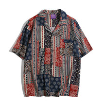 アロハシャツ シャツ 夏 半袖 ワークシャツ メンズ アメカジ カジュアル キューバシャツ M～2XL_画像1