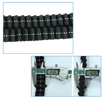 フルハーネス型用 2丁掛けタイプ ランヤード ダブルランヤード 伸縮 蛇腹式ロープ フック 安全帯用 一般作業用 1.4-1.9m_画像4