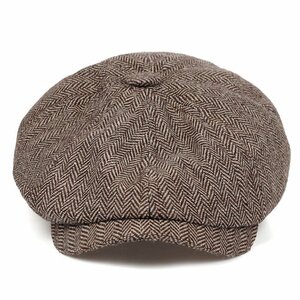 セーラーハット 帽子 ロール 漁師帽 バケットハット メンズ レディース 100%綿 カジュアル ファッション 復古 コーヒー色