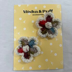 misha&puff Flower clip set