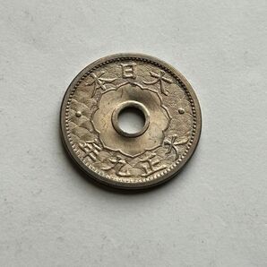 古銭　10銭白銅貨大正9年 未使用　特年