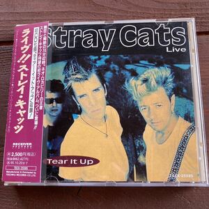 ♪国内盤CD★ストレイ・キャッツ/ライヴ!!★STRAY CATS LIVE/TEAR IT UP