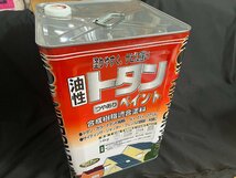 ニッペ　トタンつやありペイント　14Kg　ソフトブラウン 　アウトレット品_画像2