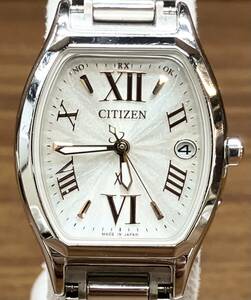 CITIZEN シチズン xC クロスシー H058-T021239 電波ソーラー アナログ 腕時計