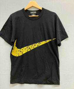 COMME des GARCONS ×NIKE コムデギャルソン ナイキ メンズ 半袖Tシャツ DK-T104 ブラック Mサイズ