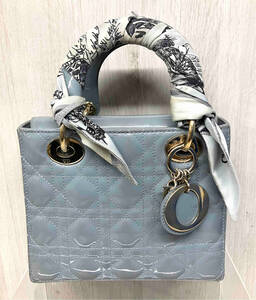 [ expert evidence attaching ] Christian Dior Christian Dior / 15-MA-0241reti Dior small bag shoulder bag 2way gray 