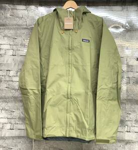 美品 24年製 Patagonia パタゴニア M'S TORRENTSHELL 3L RAIN JKT トレントシェル ナイロンジャケット サイズXL 85241 BUGR