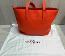 【1円スタート】COACH コーチ メトロポリタン トートバッグ ハンドバッグ ユニセックス レッド系 88291_画像7