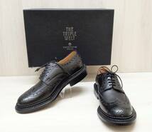 GRENSON/グレンソン/ウイングチップ/THE TRIPLE WELT/110966/ブラック/サイズUK7.5_画像1