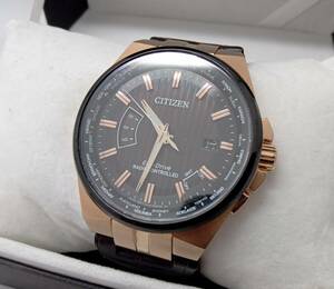 ジャンク CITIZEN シチズン H145-S113971 シチズンコレクション ダイレクトフライト 電波ソーラー カレンダー不動