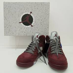 NIKE ナイキ AIR JORDAN5 Burgundy DZ4131-600 スニーカー 28.5cm ボルドー 通年の画像2