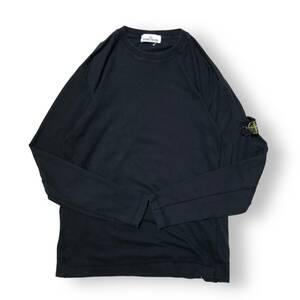 STONE ISLAND Long sleeve T-Shirt 長袖Tシャツ ブラック SIZE XL ストーン アイランド 店舗受取可