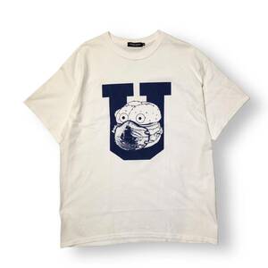 UNDERCOVER × verdy ハンバーガー cotton shirtコットン 半袖Tシャツ ホワイト SIZE XL アンダーカバー ヴェルディ 店舗受取可