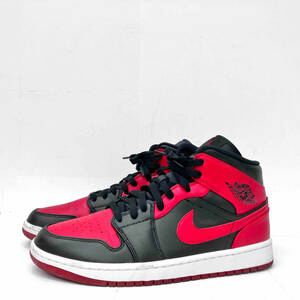 Nike Air Jordan 1 Mid 'Bred' ナイキ エアジョーダン1 ミッド 'ブレッド' 554724-074 サイズ28.0cm