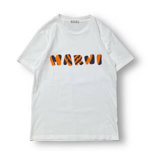 MARNI オーガニックコットンTシャツ 半袖Tシャツ 48 マルニ 店舗受取可