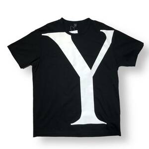 Y’s JERSEY HALF SLEEVE YS LOGO T size 4 半袖Tシャツ・カットソー ジャージ ハーフスリーブ ロゴT ワイズ 店舗受取可