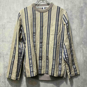 sacai docking knit long t-shirt ドッキング ニット 長袖 Tシャツ ベージュ系 SIZE 2 14-00568M サカイ