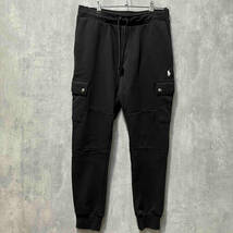 POLO RALPH LAUREN sweat cargo pants スウェット カーゴ パンツ ブラック SIZE S ポロ ラルフローレン_画像1